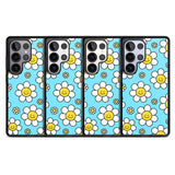 Daisy Faces Kawaii Pattern