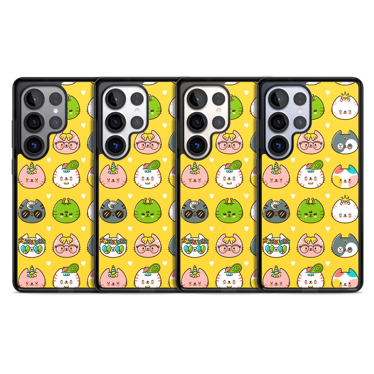 Mythical Cats Kawaii Pattern