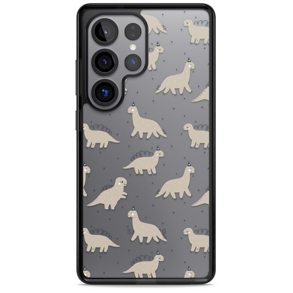 Adorable Dinosaurs Pattern (Clear)