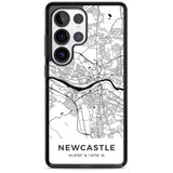 Map of Newcastle, England