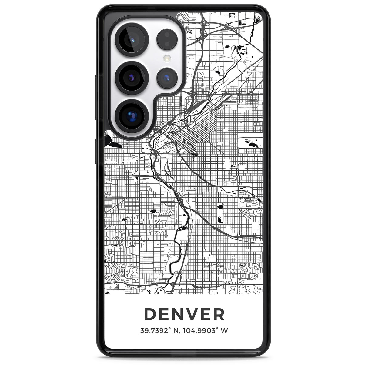 Map of Denver, Colorado