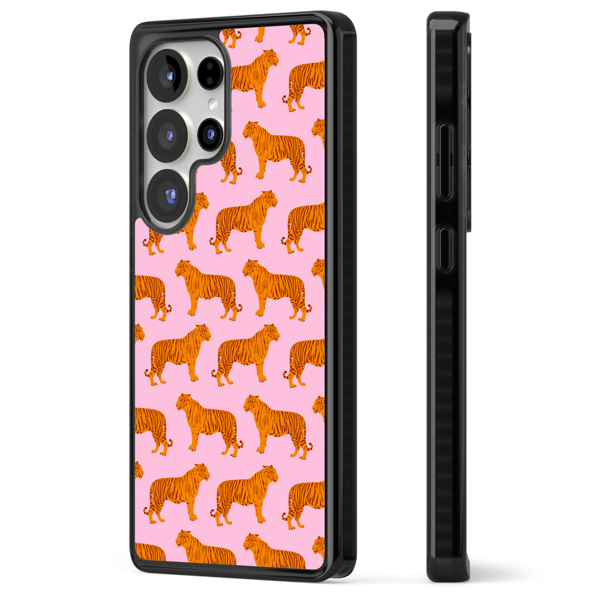 Tigers on Pink Pattern