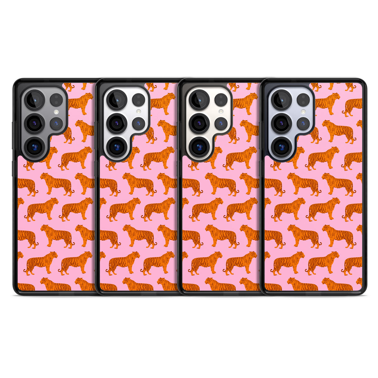 Tigers on Pink Pattern