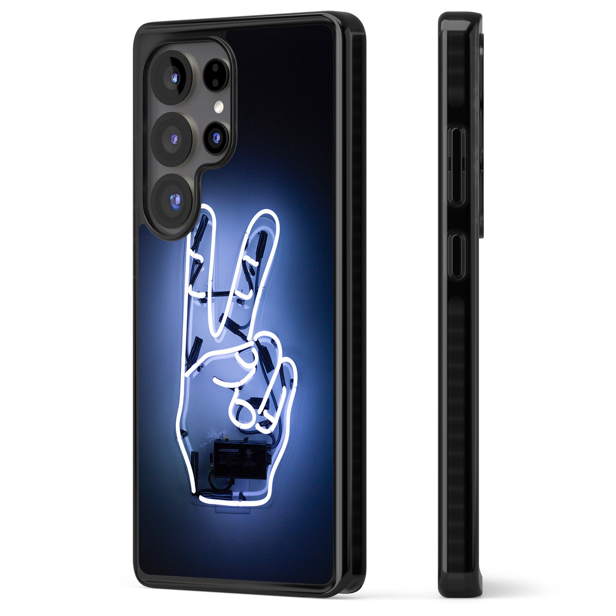 Neon Peace Sign