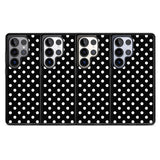 Designer Chic Black Polka Dot