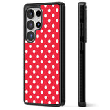 Designer Lava Red Polka Dot