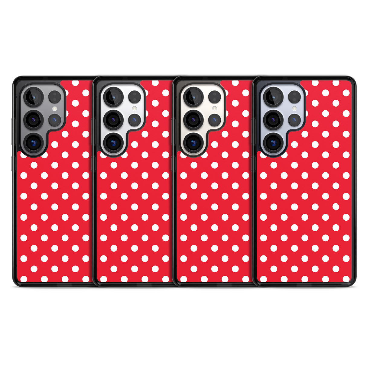 Designer Lava Red Polka Dot