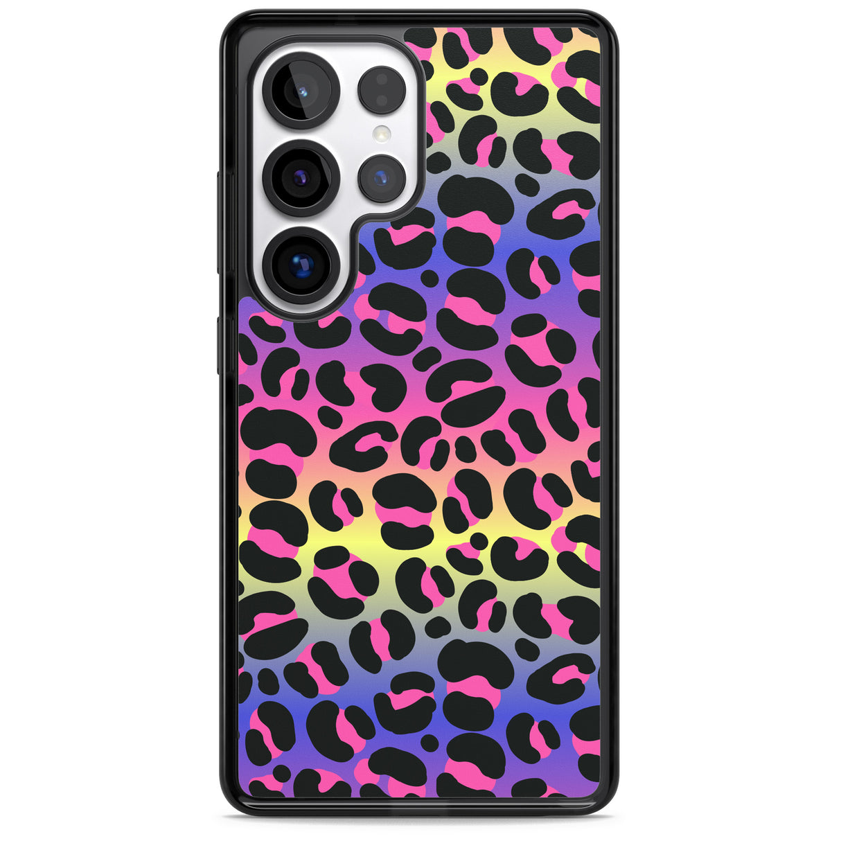 Rainbow Gradient Leopard Print