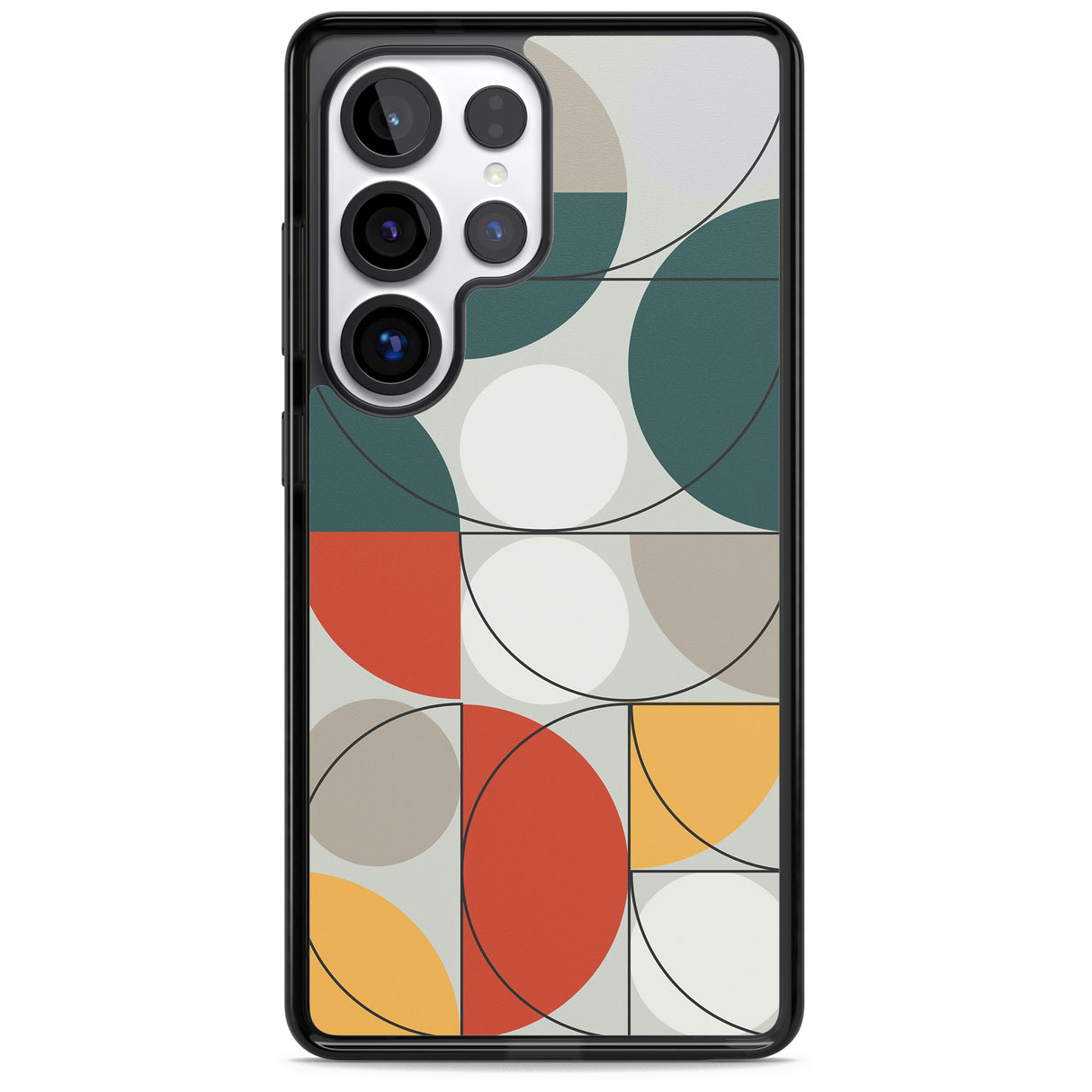 Abstract Half Circles