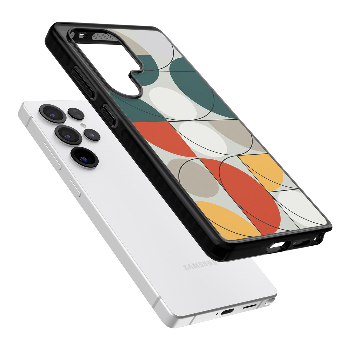 Abstract Half Circles