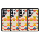 Abstract Retro Shapes: Colourful Circles