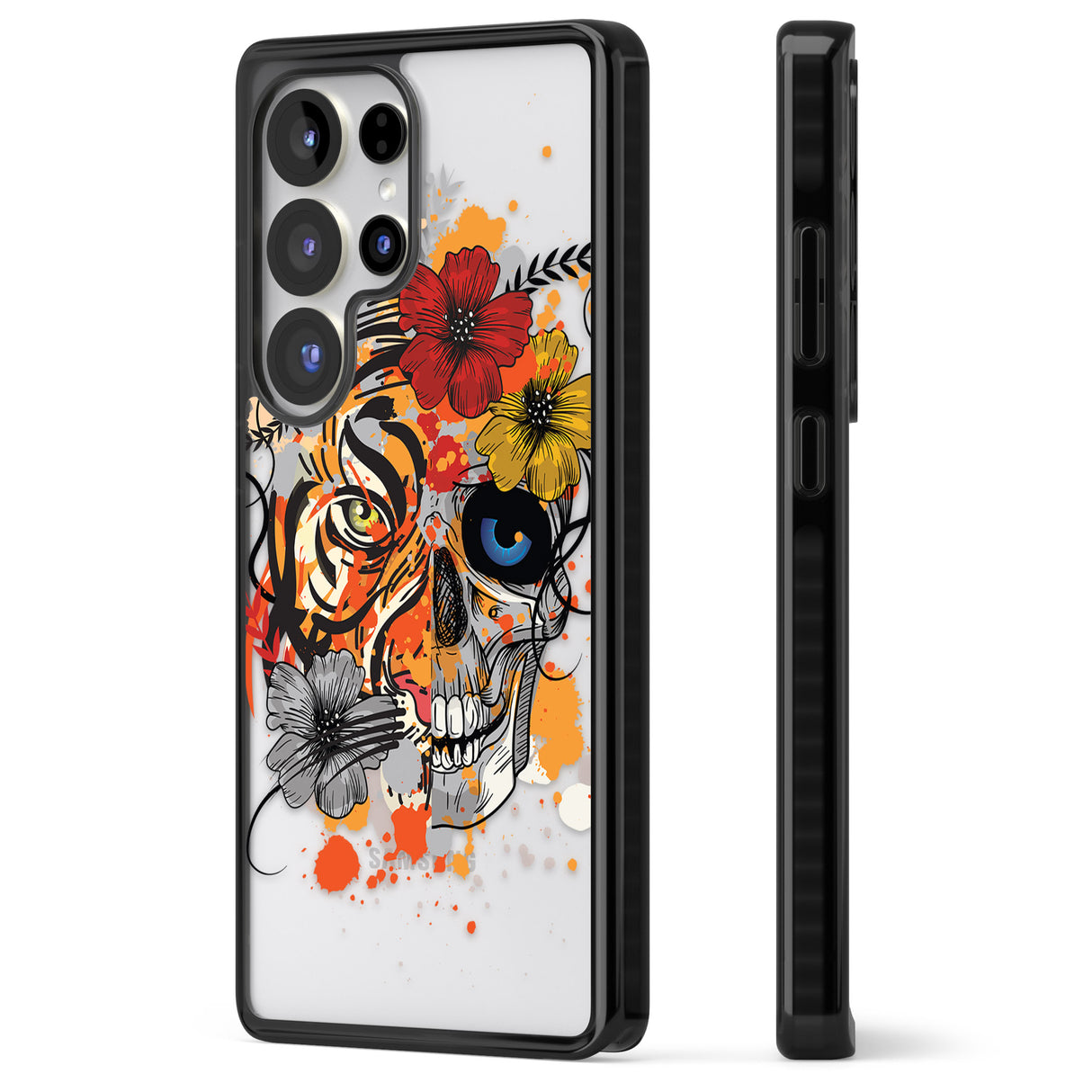 Sugar Skull Tiger Floral