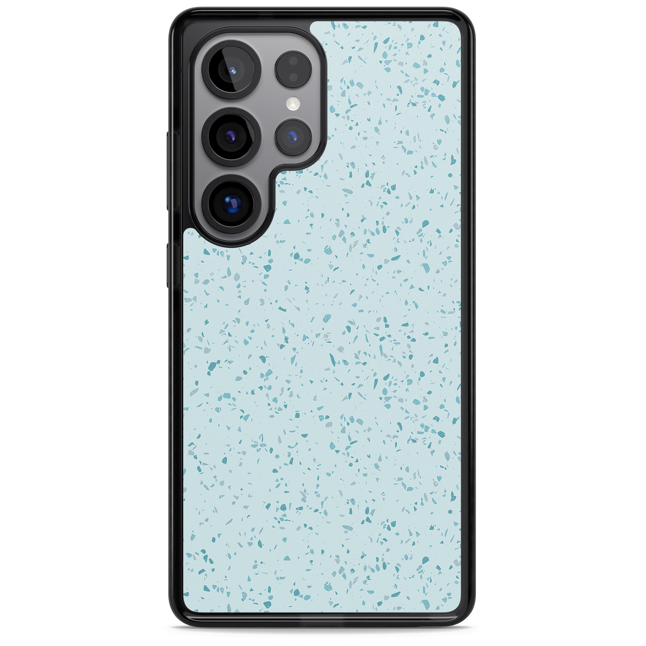 Light Blue Terrazzo Pattern