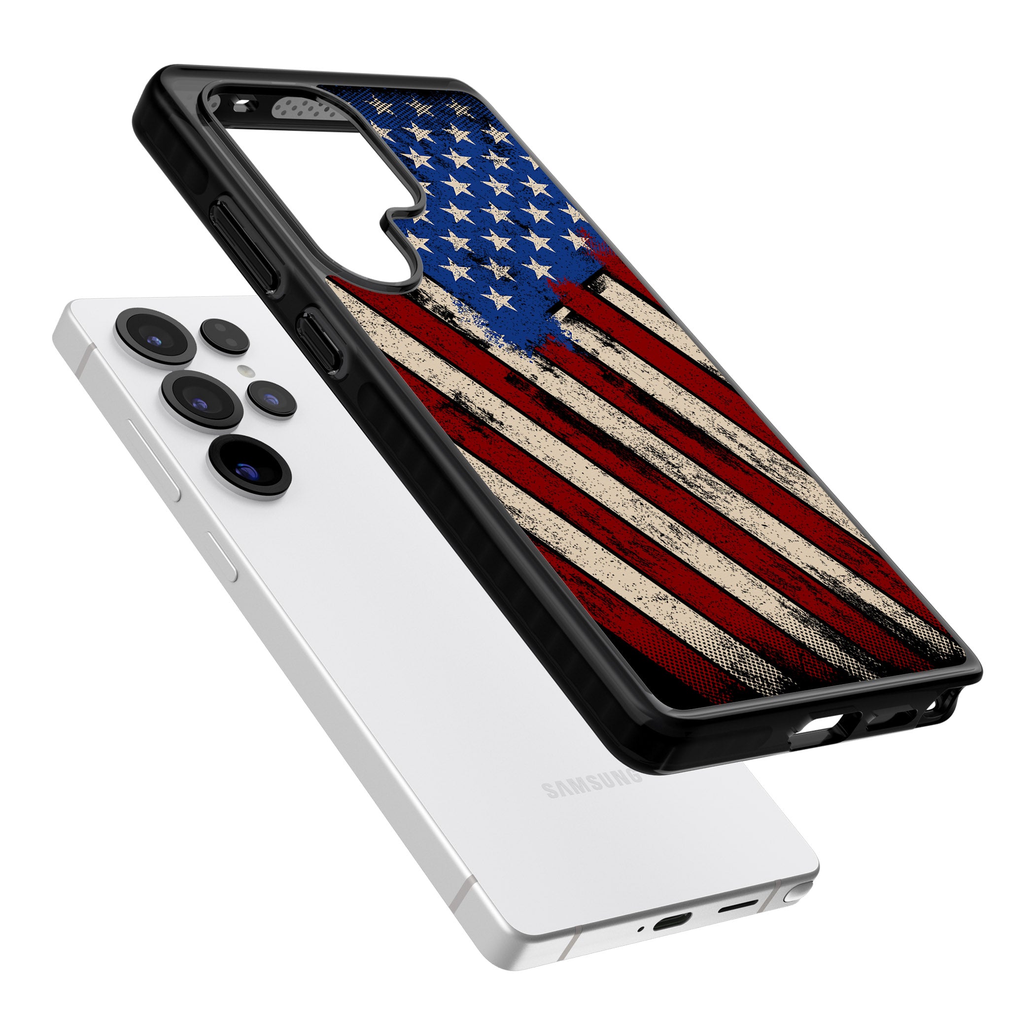 Distressed Us Flag