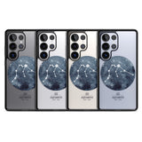 Aquarius Zodiac Transparent Design - Blue