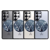 Pisces Zodiac Transparent Design - Blue