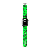 Green Acid Faces Apple Watch Strap - 38mm / 40mm / 41mm