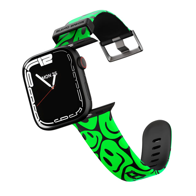 Green Acid Faces Apple Watch Strap - 38mm / 40mm / 41mm