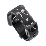 Pink Bows & Hearts Apple Watch Strap - 38mm / 40mm / 41mm