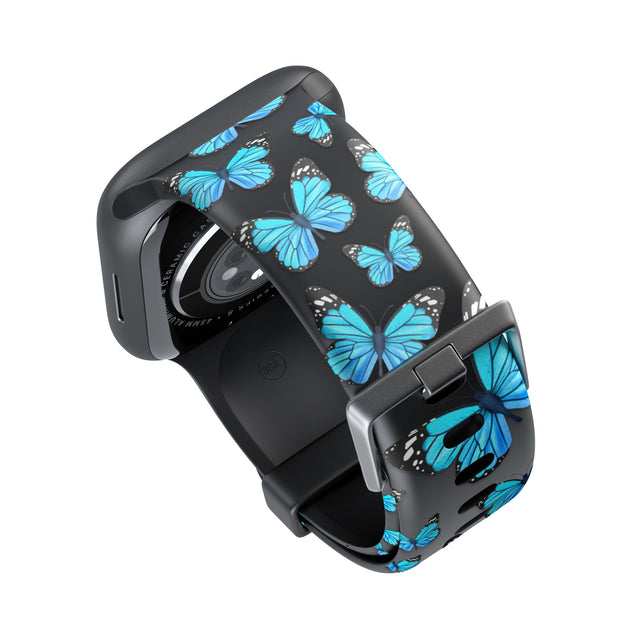 Blue Butterflies Apple Watch Strap - 38mm / 40mm / 41mm