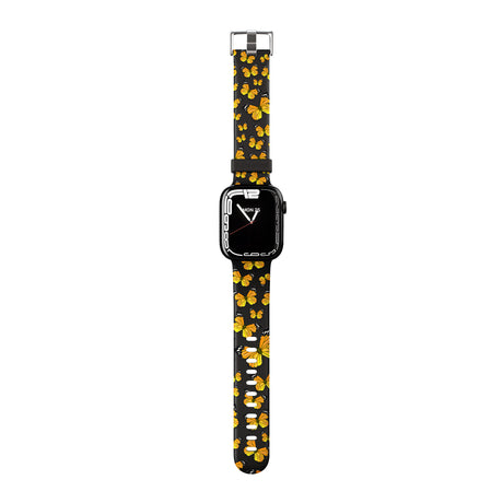 Sun-Yellow Butterflies Apple Watch Strap - 38mm / 40mm / 41mm