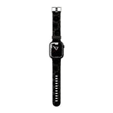 Black Flowers Apple Watch Strap - 38mm / 40mm / 41mm