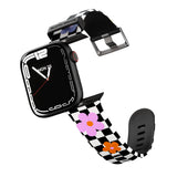 Checkered Blossom Apple Watch Strap - 38mm / 40mm / 41mm