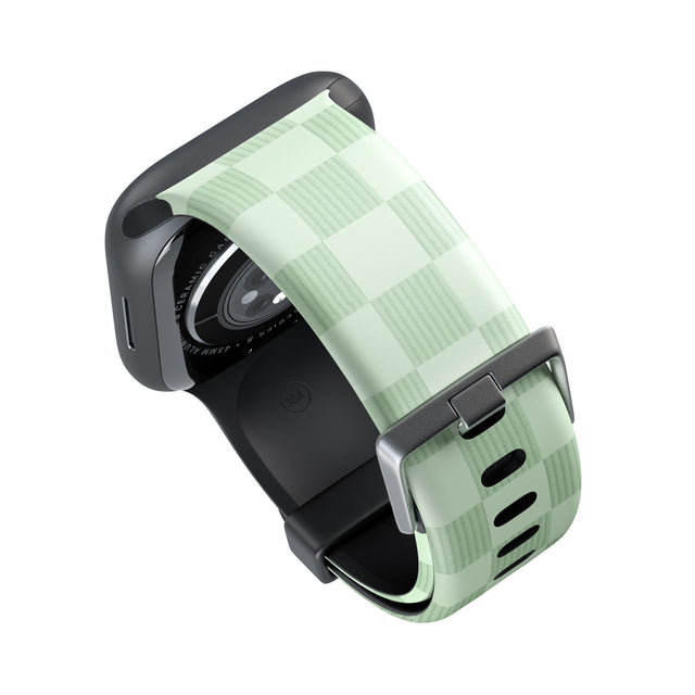 SEAFOAM CHECKERED Apple Watch Strap - 38mm / 40mm / 41mm