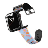 Lake Blue Flower Mix Apple Watch Strap - 38mm / 40mm / 41mm