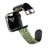 Green Abstract Wave Apple Watch Strap - 38mm / 40mm / 41mm