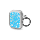 Blue Acid Faces AirPods Case (2nd Generation)