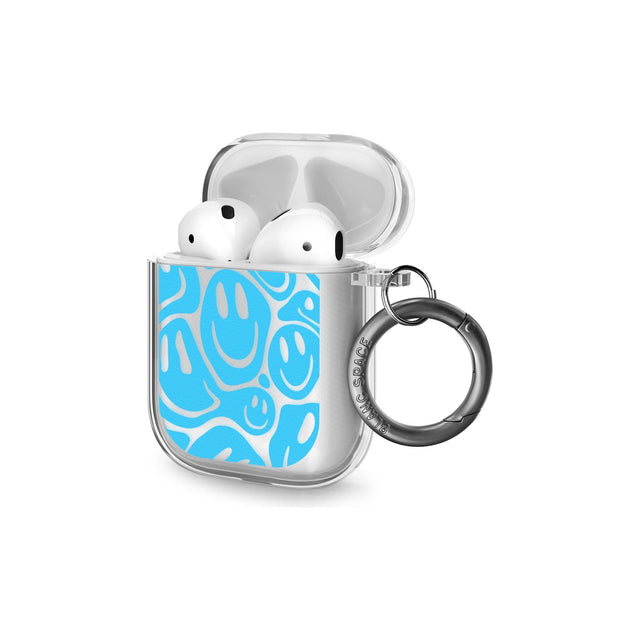 Blue Acid Faces AirPods Case (2nd Generation)