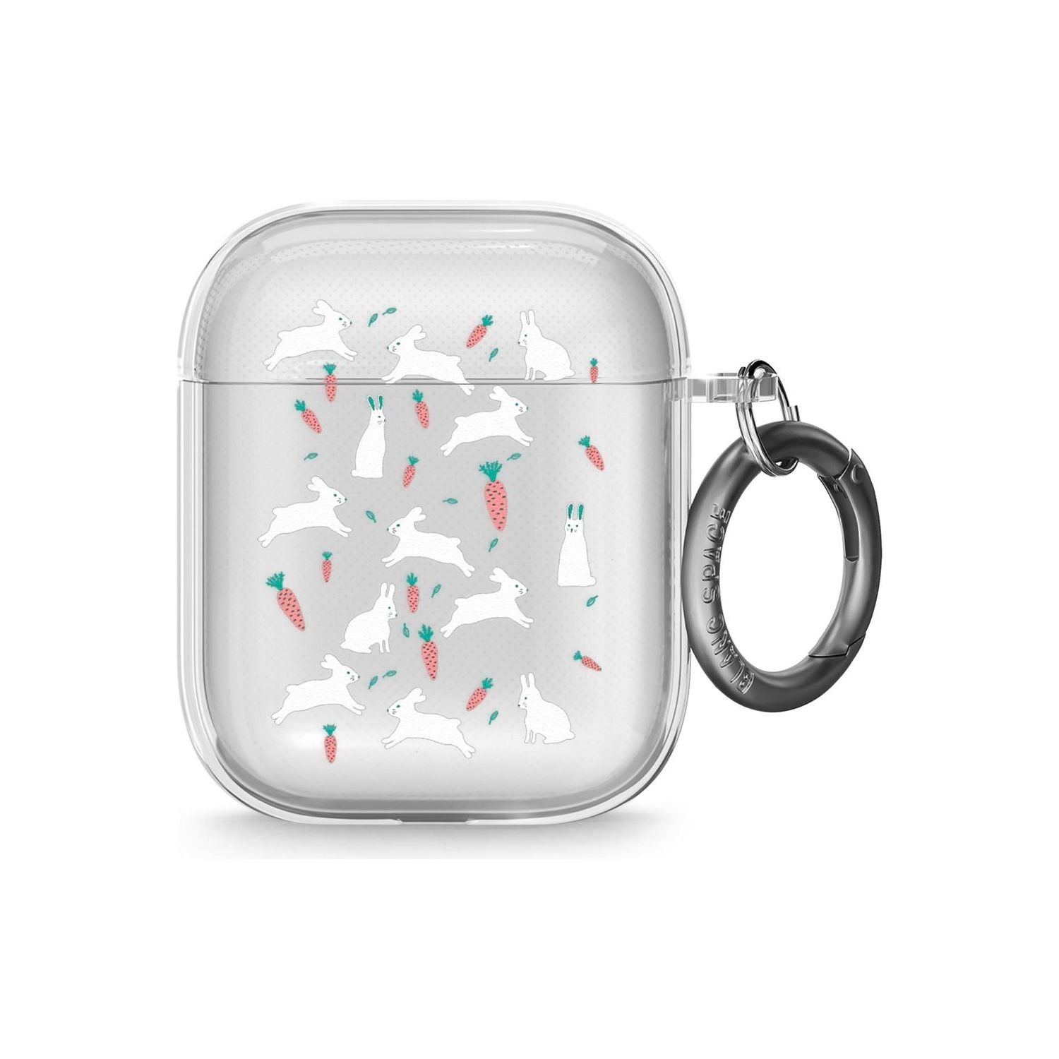White Bunnies and Carrots AirPods Case (2nd Generation)
