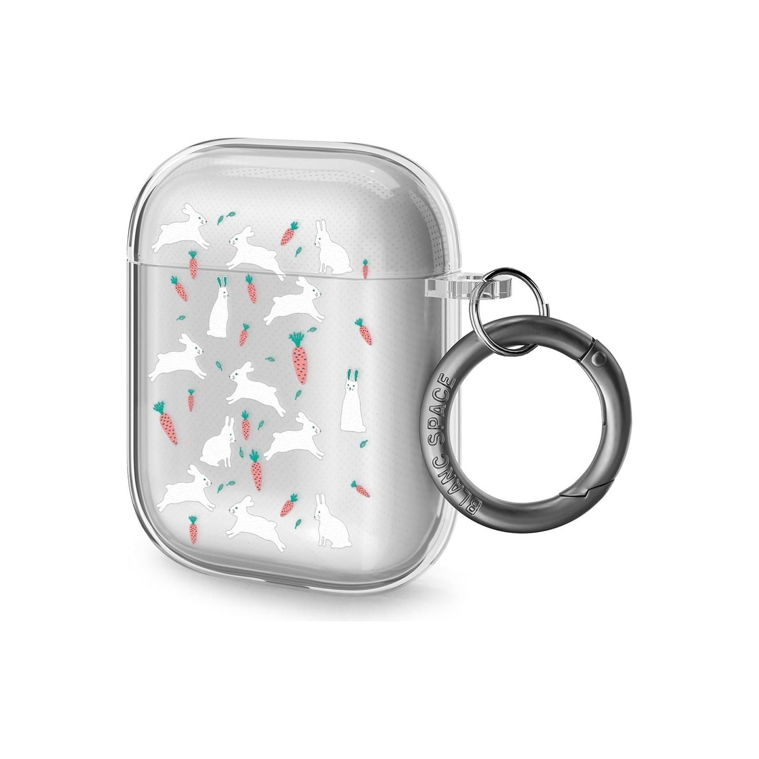 White Bunnies and Carrots AirPods Case (2nd Generation)