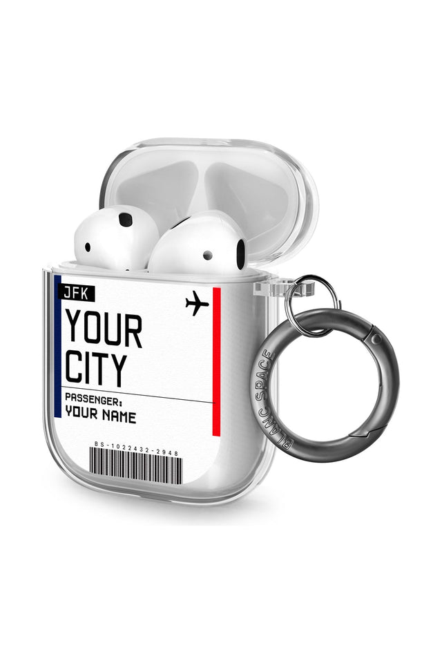 Personalised Personalised Boarding Pass Airpods Case (2nd Generation)