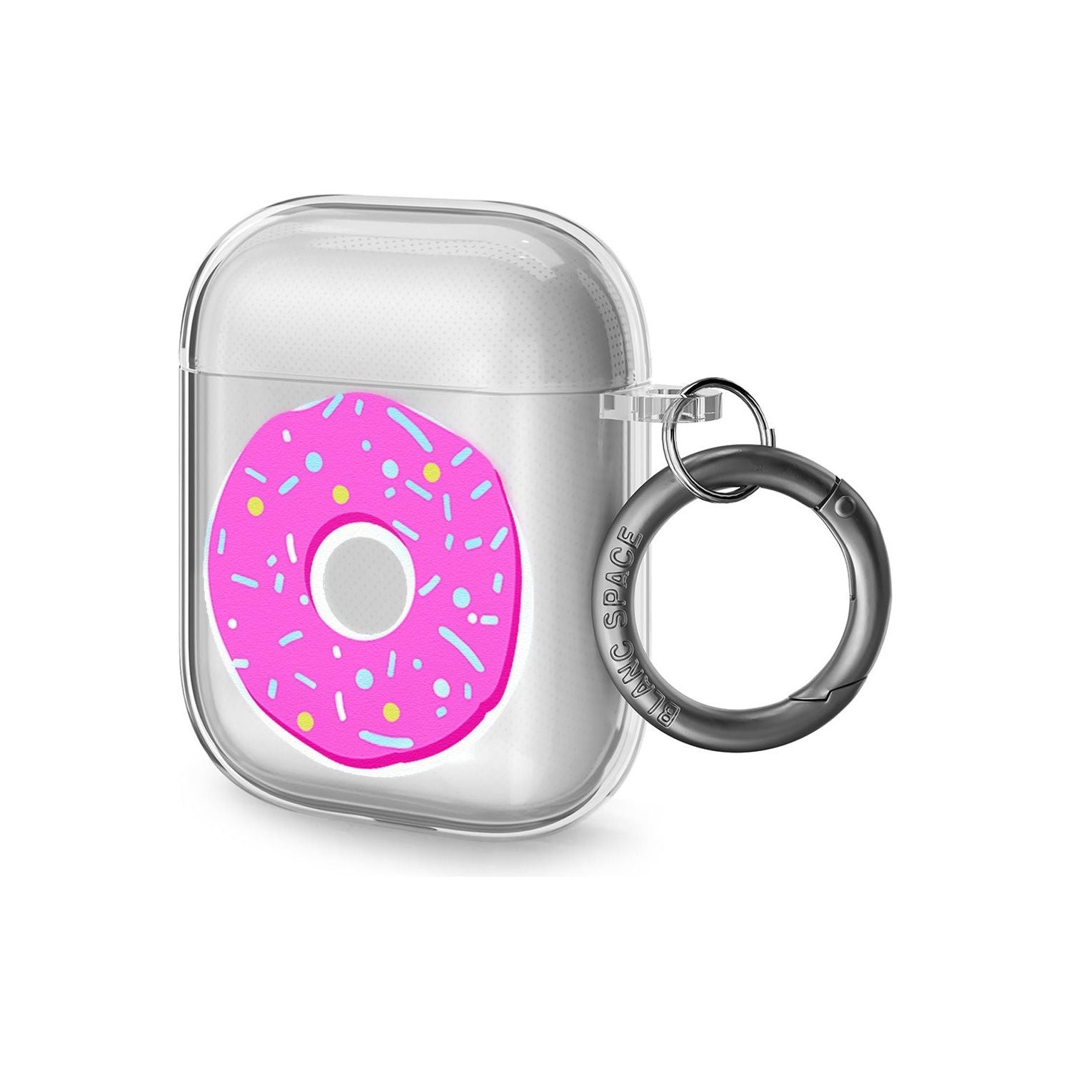 Pink Donut Pattern AirPods Case (2nd Generation)