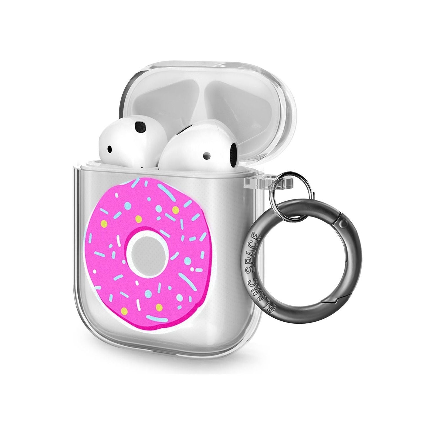 Pink Donut Pattern AirPods Case (2nd Generation)