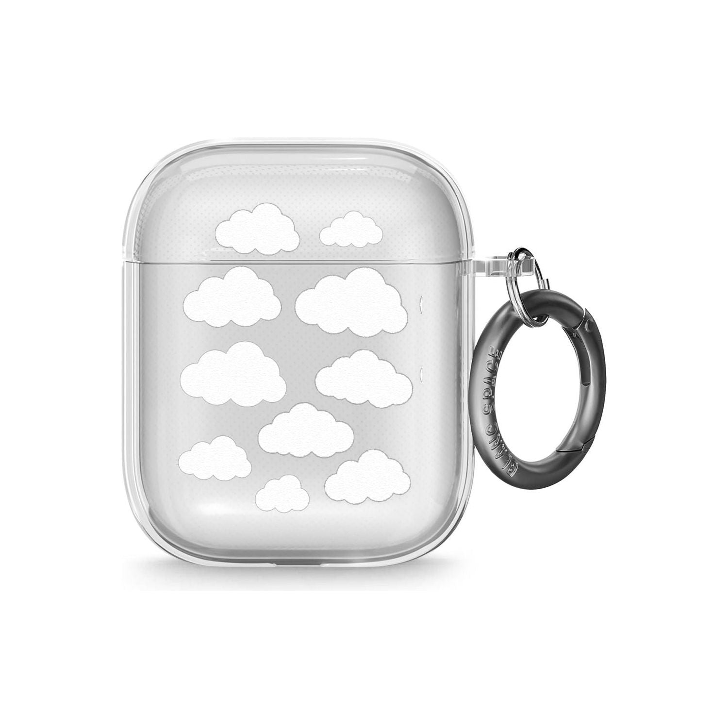 Transparent Cloud Pattern Airpod Case (2nd Generation)