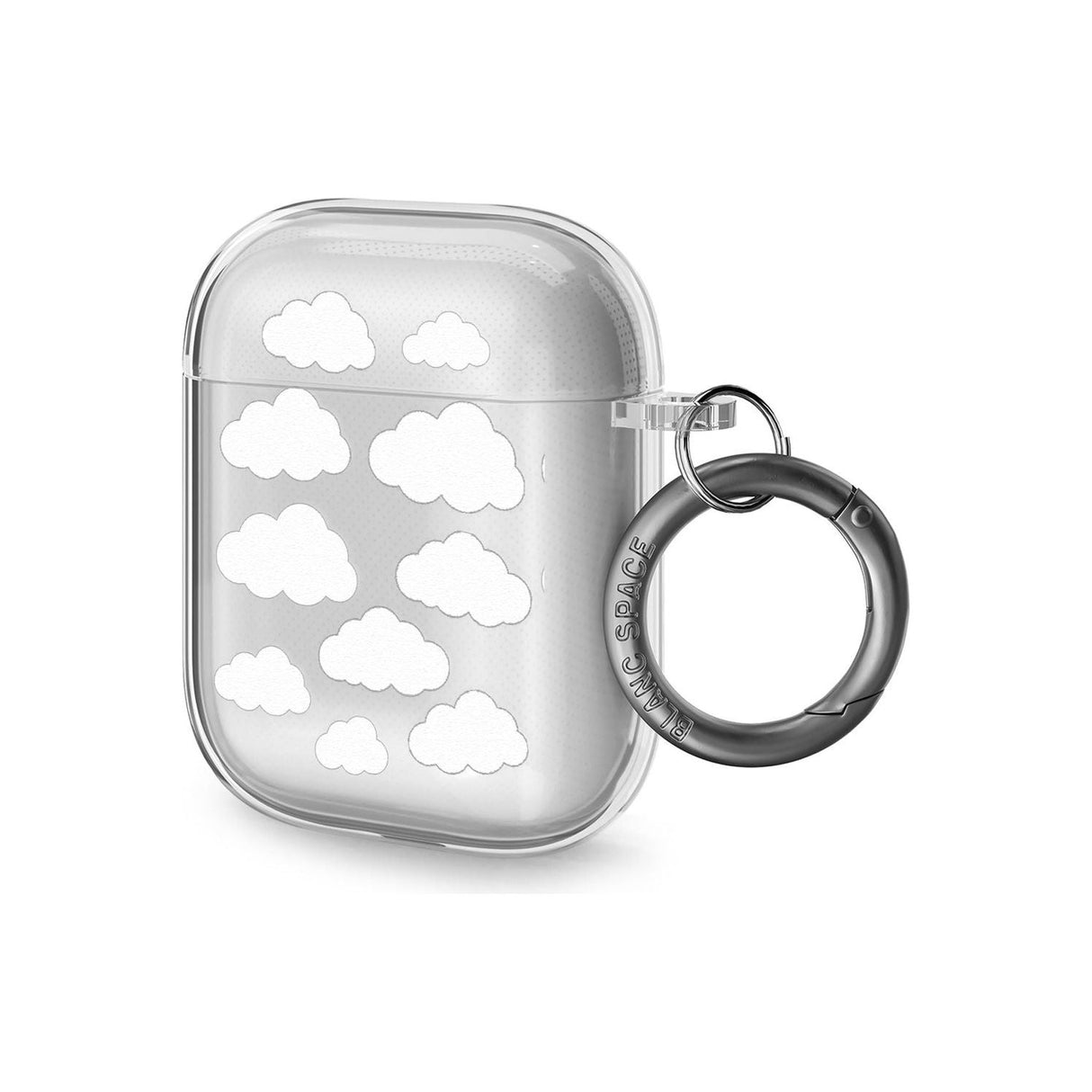 Transparent Cloud Pattern Airpod Case (2nd Generation)