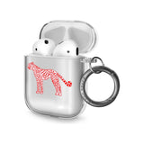 Red & Pink Cheetah Airpod Case (2nd Generation)