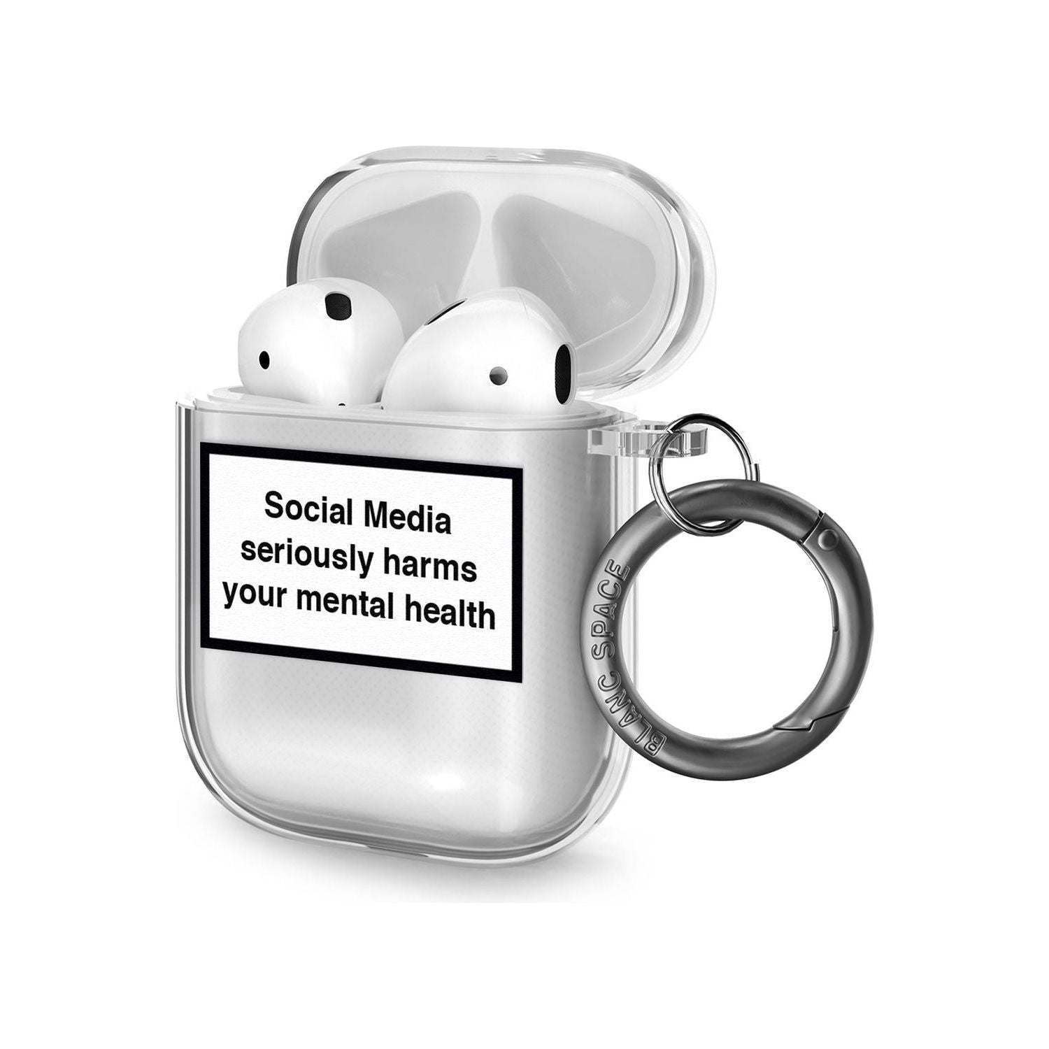 Social Media Harms Your Mental Health Airpod Case (2nd Generation)