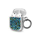 Blue Leopard Print AirPods Case (2nd Generation)