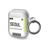 Seoul Boarding Pass Airpods Case (2nd Generation)