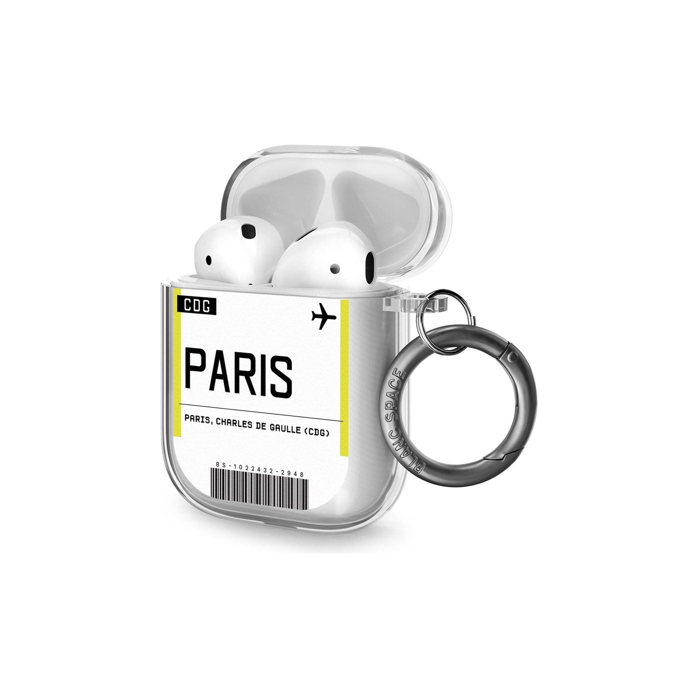 Paris Boarding Pass Airpods Case (2nd Generation)