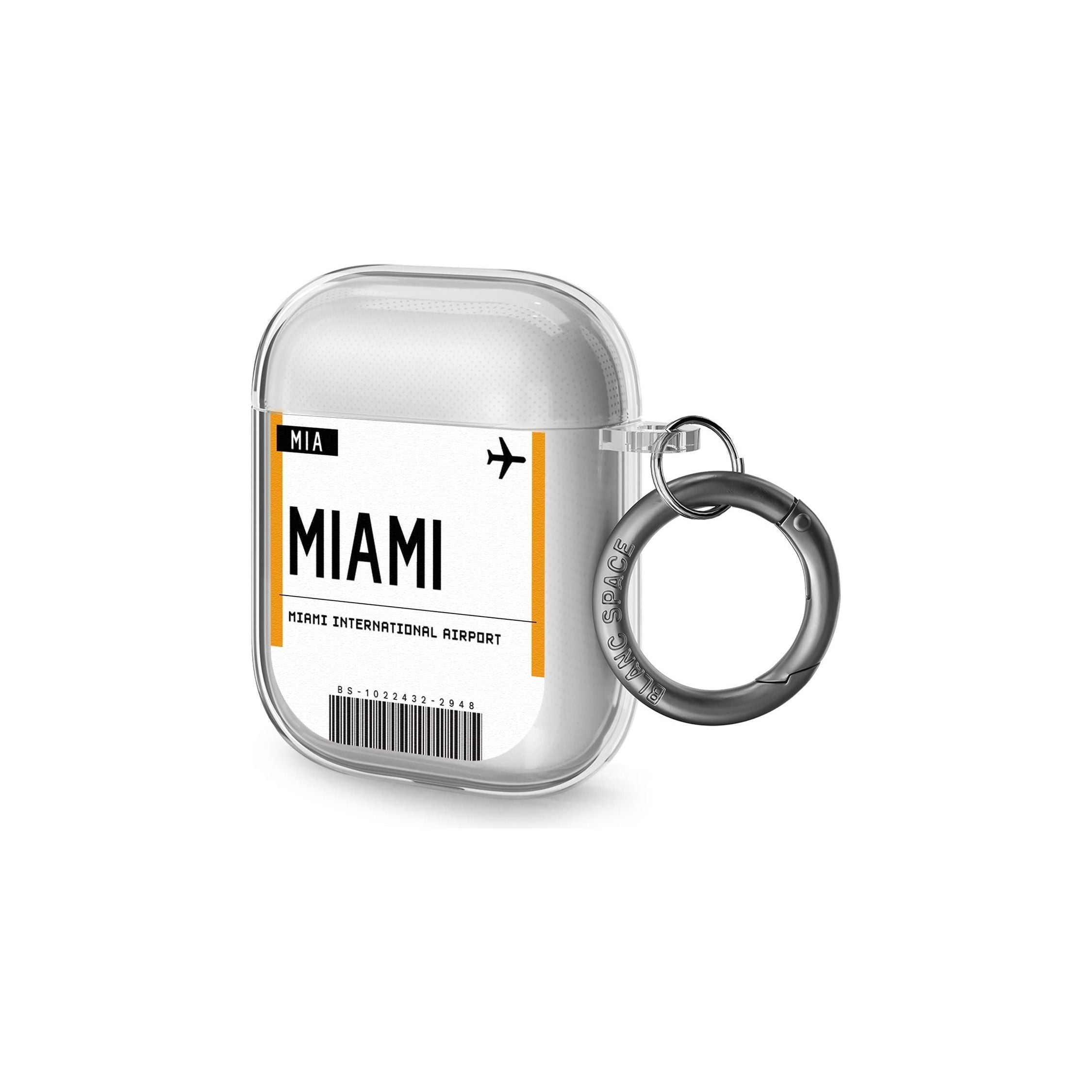 Miami Boarding Pass Airpods Case (2nd Generation)