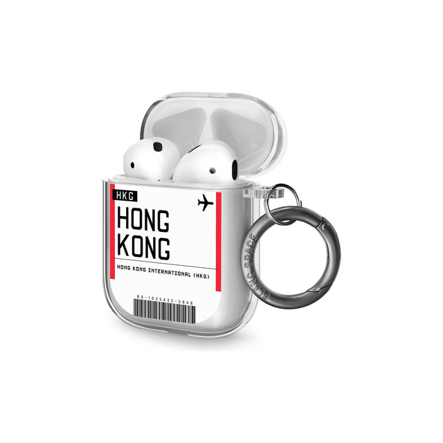 Hong Kong Boarding Pass AirPods Case (2nd Generation)