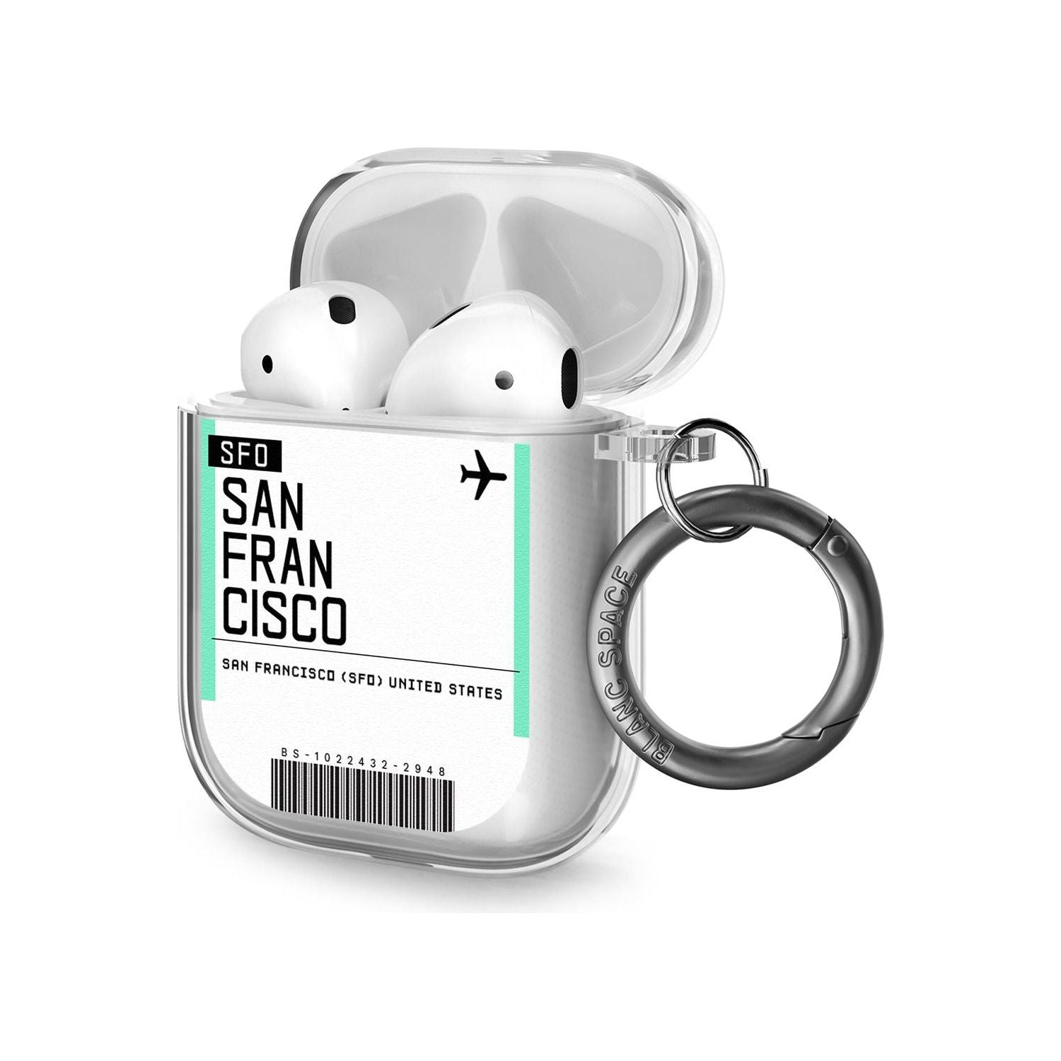 San Francisco Boarding Pass AirPods Case (2nd Generation)