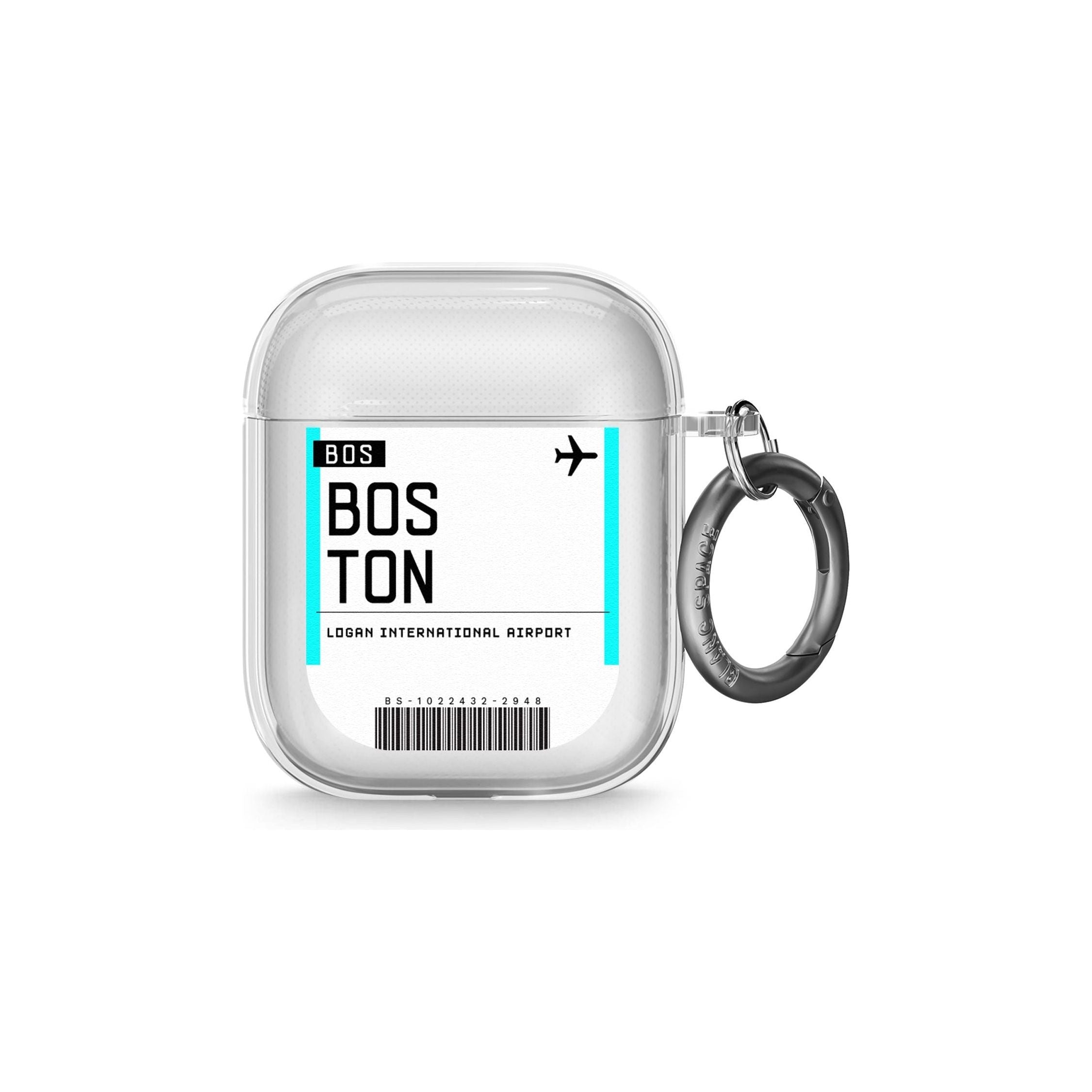 Boston Boarding Pass AirPods Case (2nd Generation)
