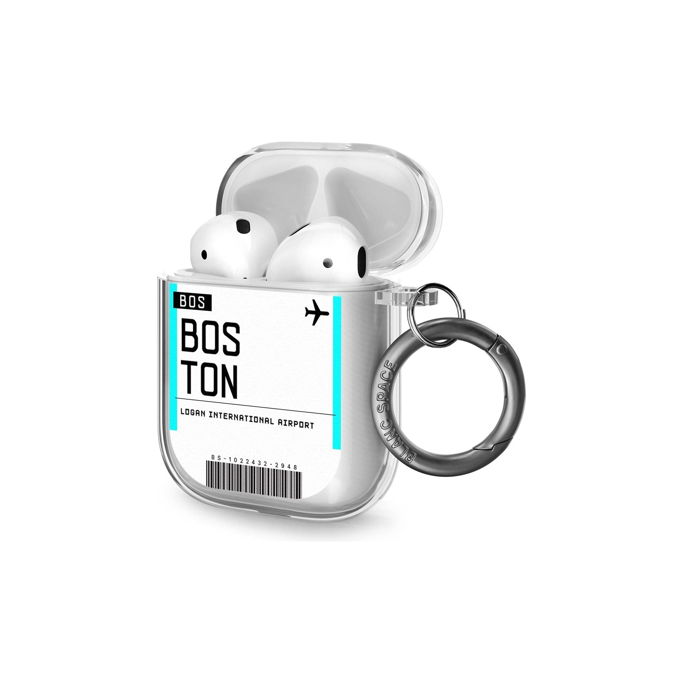 Boston Boarding Pass AirPods Case (2nd Generation)