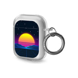 Retro Sunset Vaporwave Airpod Case (2nd Generation)